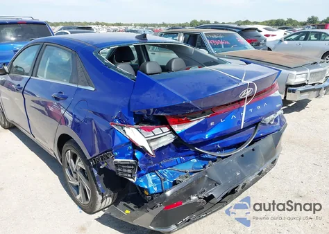 2025 Hyundai Elantra Hybrid Limited из США, поврежденный, VIN KMHLN4DJ7SU175846